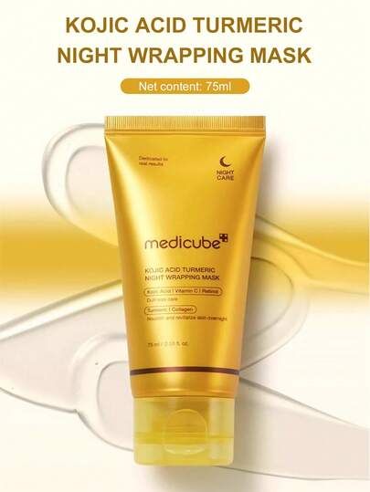 Medicube Kojic Acid Turmeric Overnight Wrapping Peel Off Mask