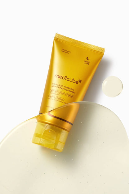 Medicube Kojic Acid Turmeric Overnight Wrapping Peel Off Mask