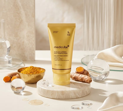 Medicube Kojic Acid Turmeric Overnight Wrapping Peel Off Mask