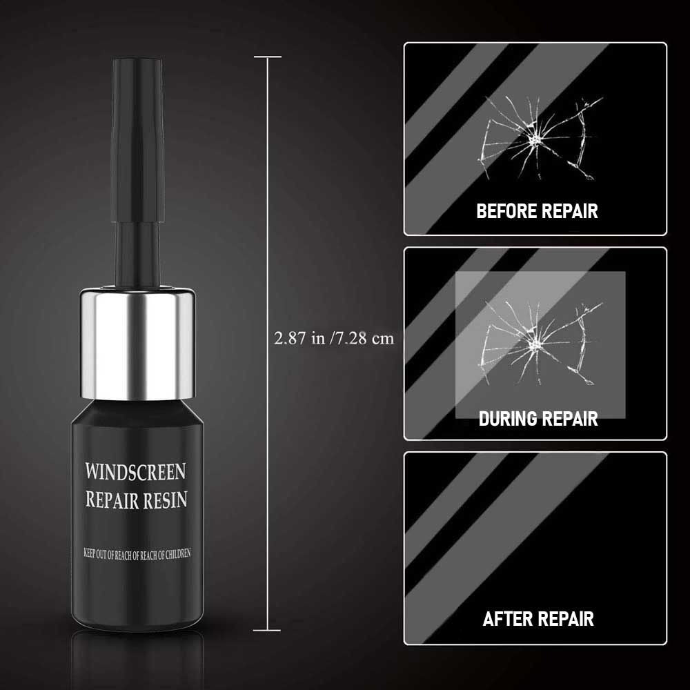 Windshield Crack Repair Kit (عدة إصلاح شروخ الزجاج الأمامي للسيارة) Free Delivery
